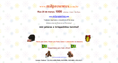 Desktop Screenshot of milpresentes.com.br